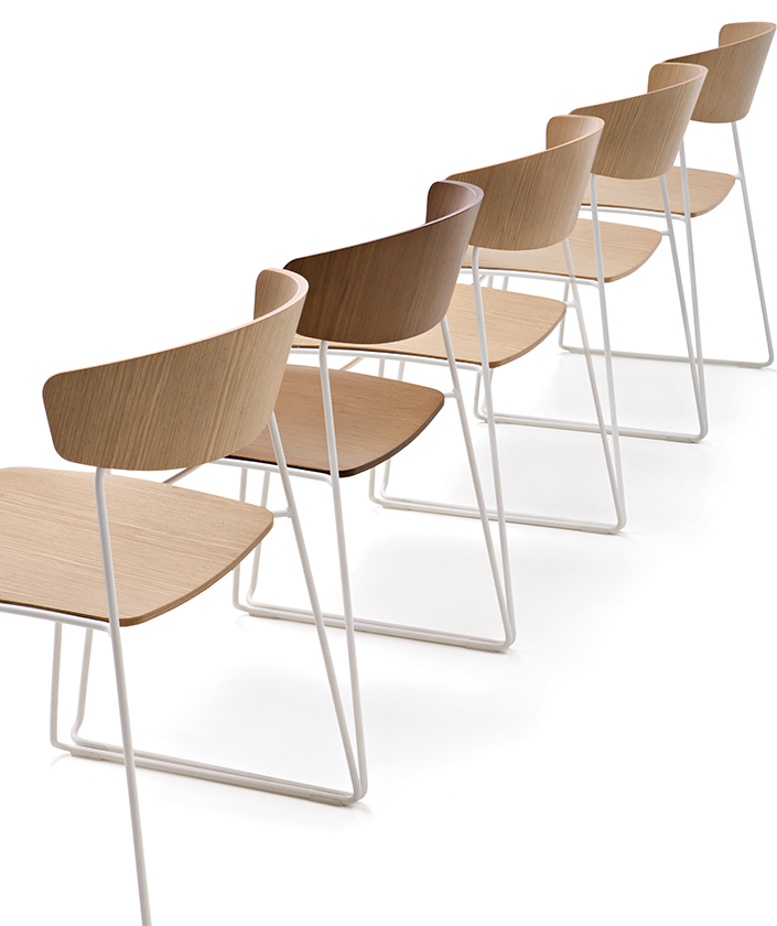 Wolfgang Metal Fornasarig Sleek, Versatile Chair 19