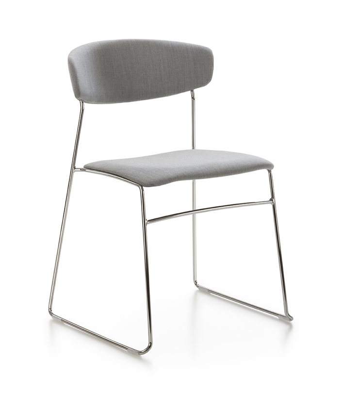 Wolfgang Metal Fornasarig Sleek, Versatile Chair 13