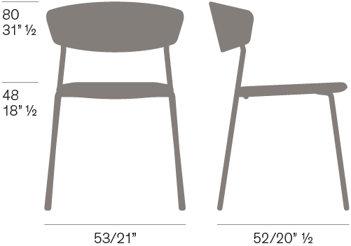Wolfgang Metal Fornasarig Sleek, Versatile Chair 23