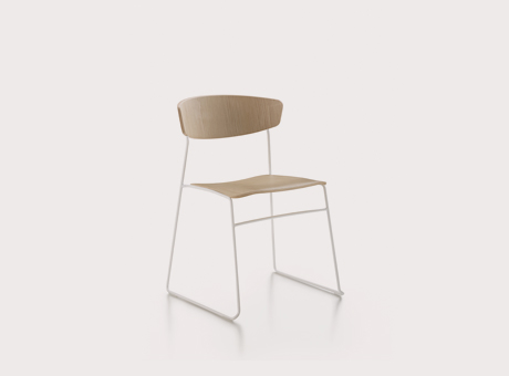 Wolfgang Metal Chair Fornasarig Sleek, Versatile Chair 1