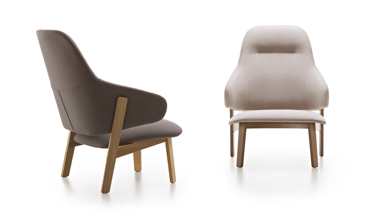 Wolfgang High Back Lounge Fornasarig Scandinavian Design 5