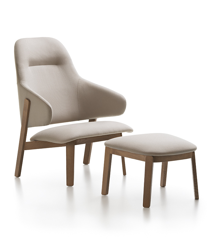 Wolfgang High Back Lounge Fornasarig Scandinavian Design 7