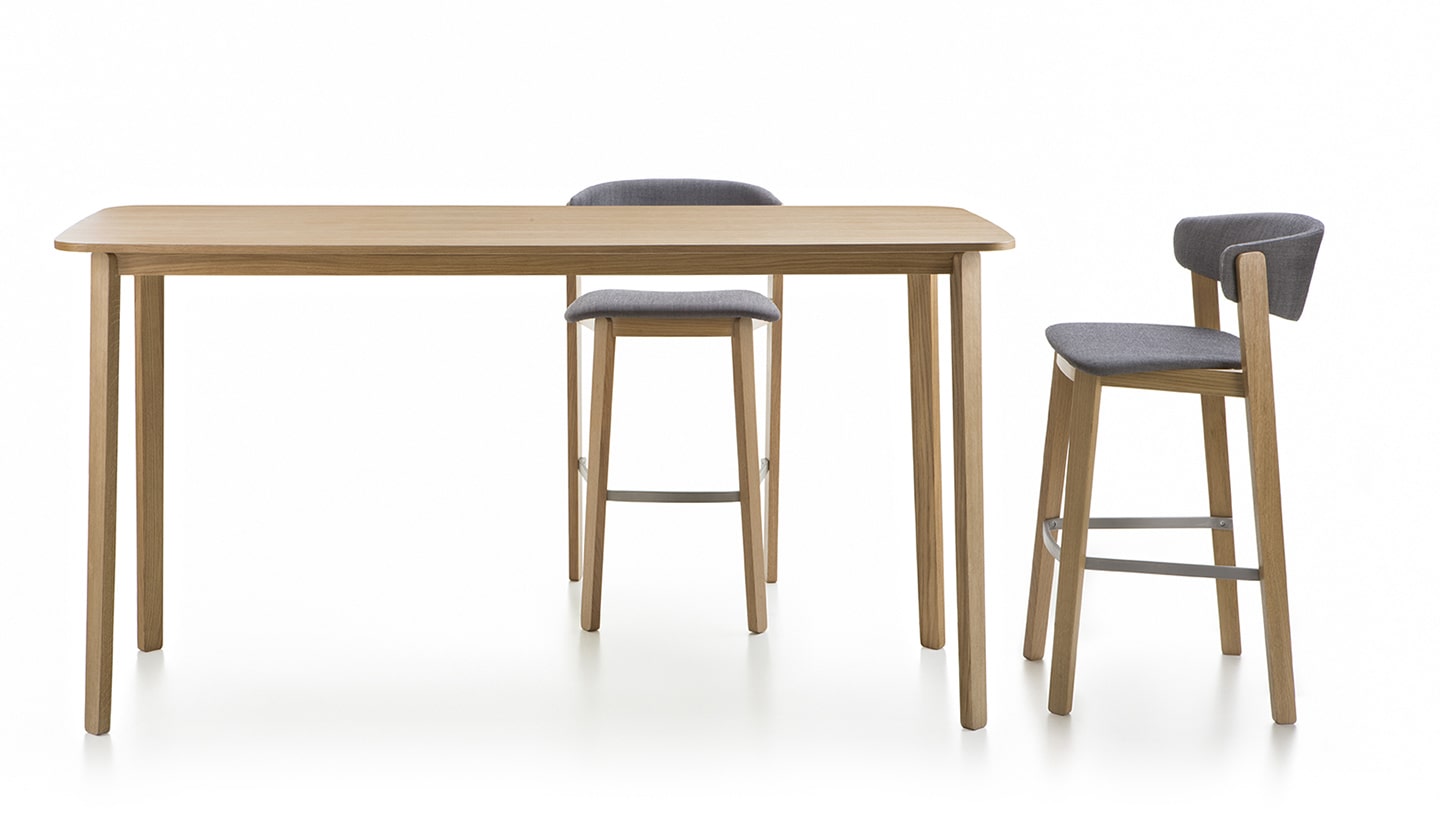 Wolfgang Wood Stool Fornasarig Elegance Scandinavian Design 5