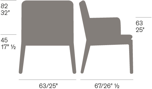 Allround Fornasarig Minimalist Scandinavian Seating Armchair