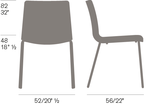 Link Shell Fornasarig lightweight chair 9