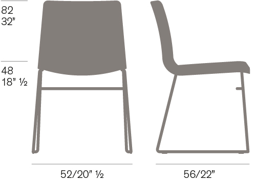 Link Shell Fornasarig lightweight chair 10