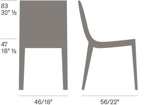 Moka Chair Fornasarig Comfortable, Versatile, Stackable 7