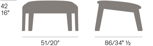 Wolfgang High Back Lounge Fornasarig Ottoman