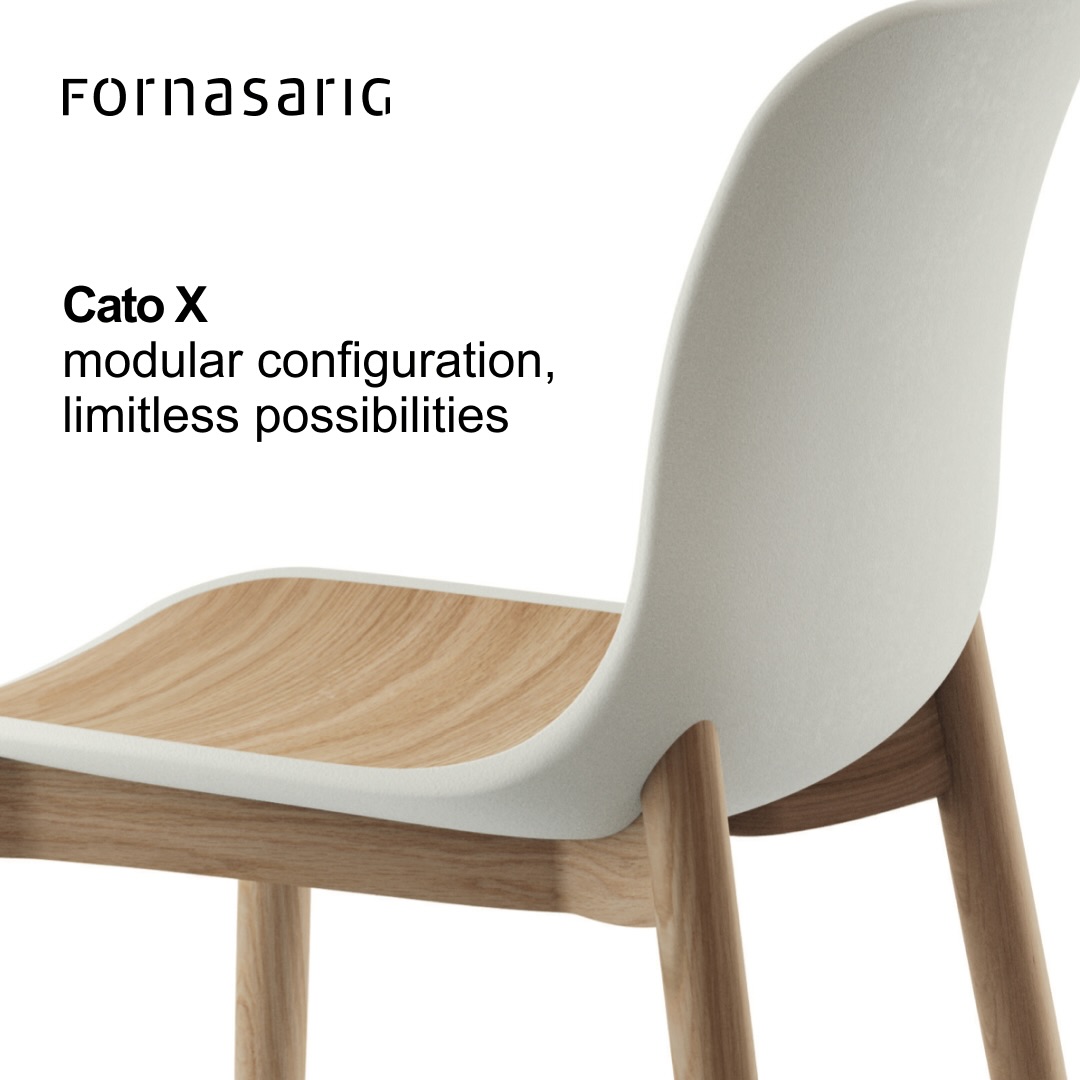 Catox modern chair square fornasarig