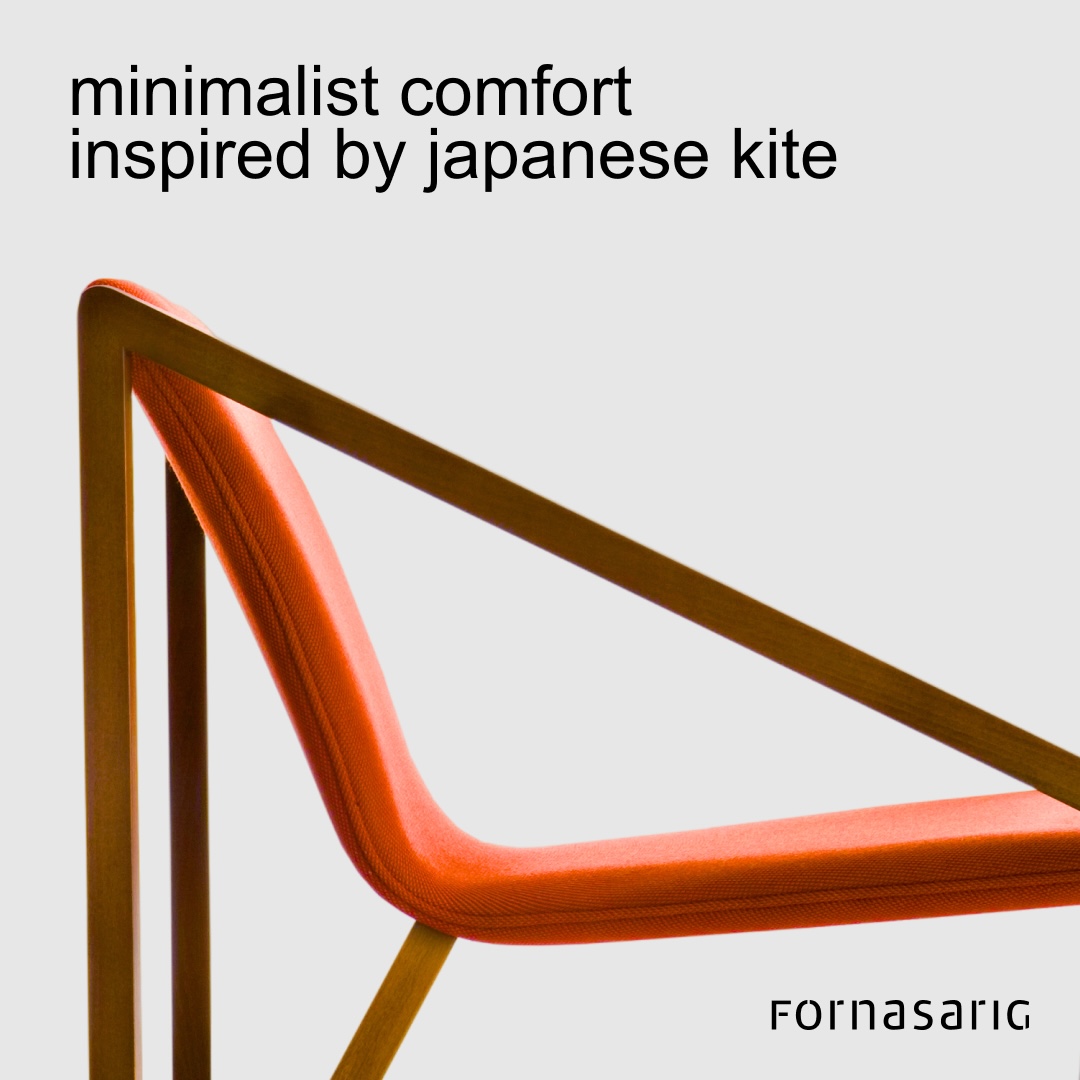 japanese style kite lounge chair fornasarig