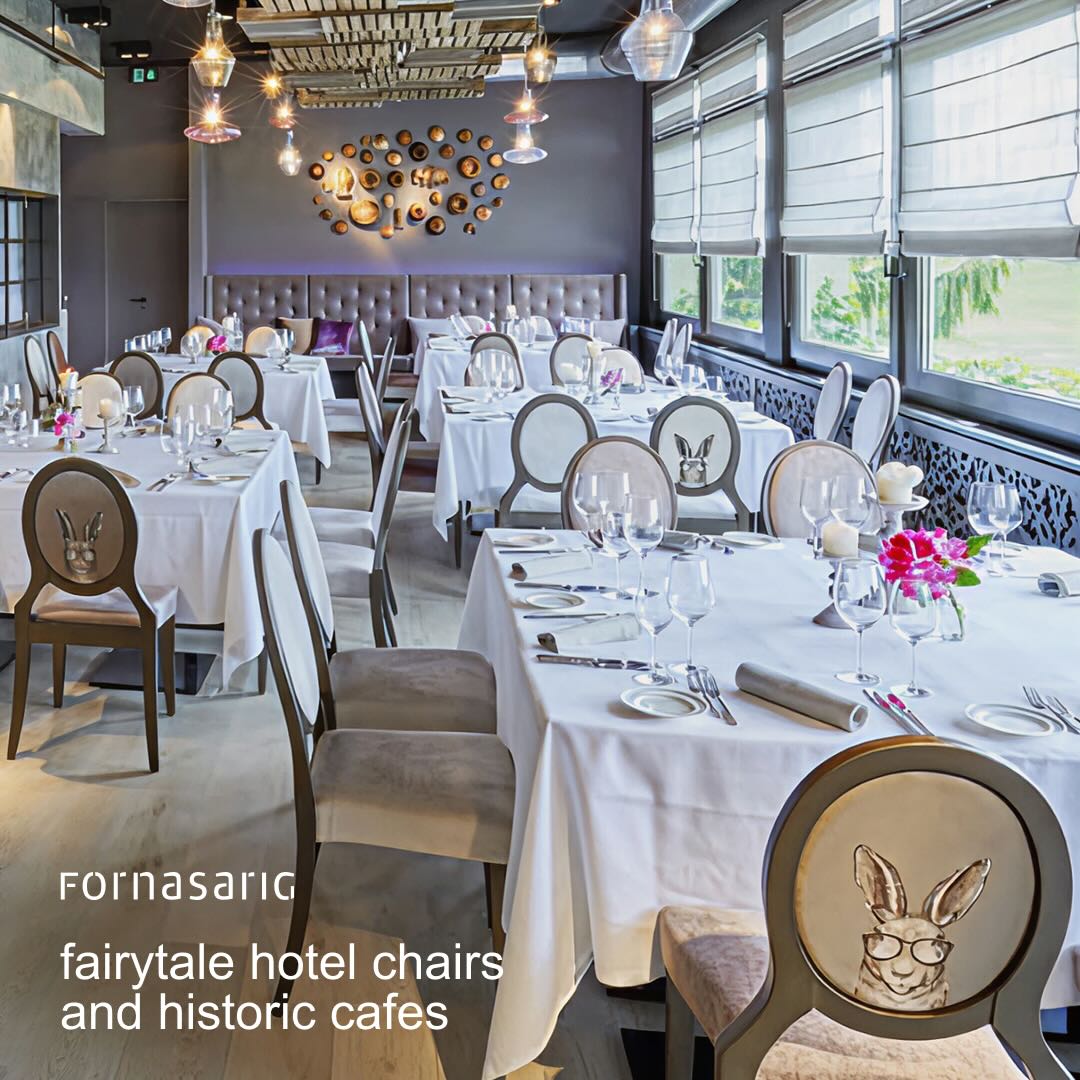 Fairytale hotel chairs and historic cafés Fornasarig
