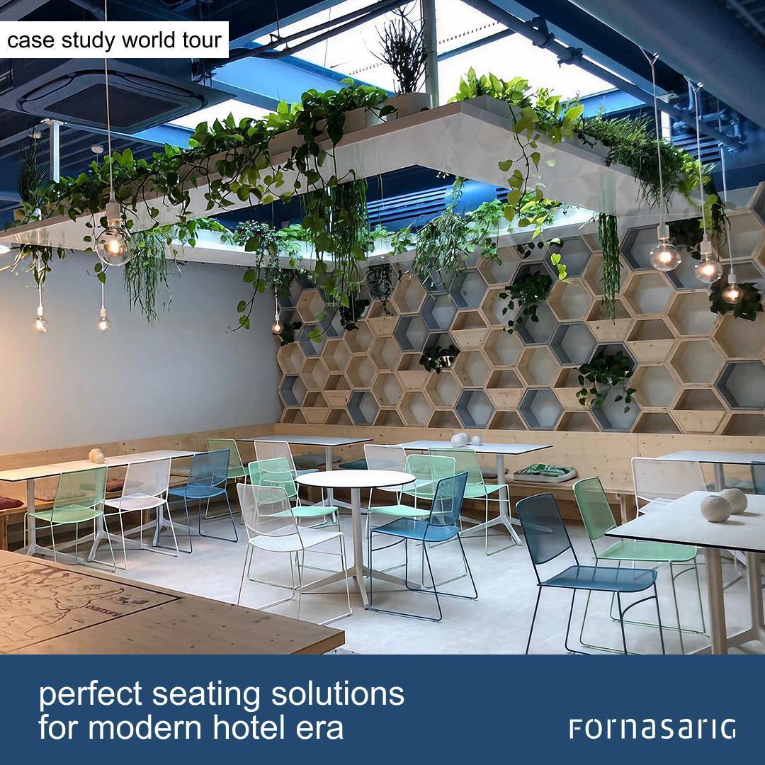 modern hotel seating fornasarig