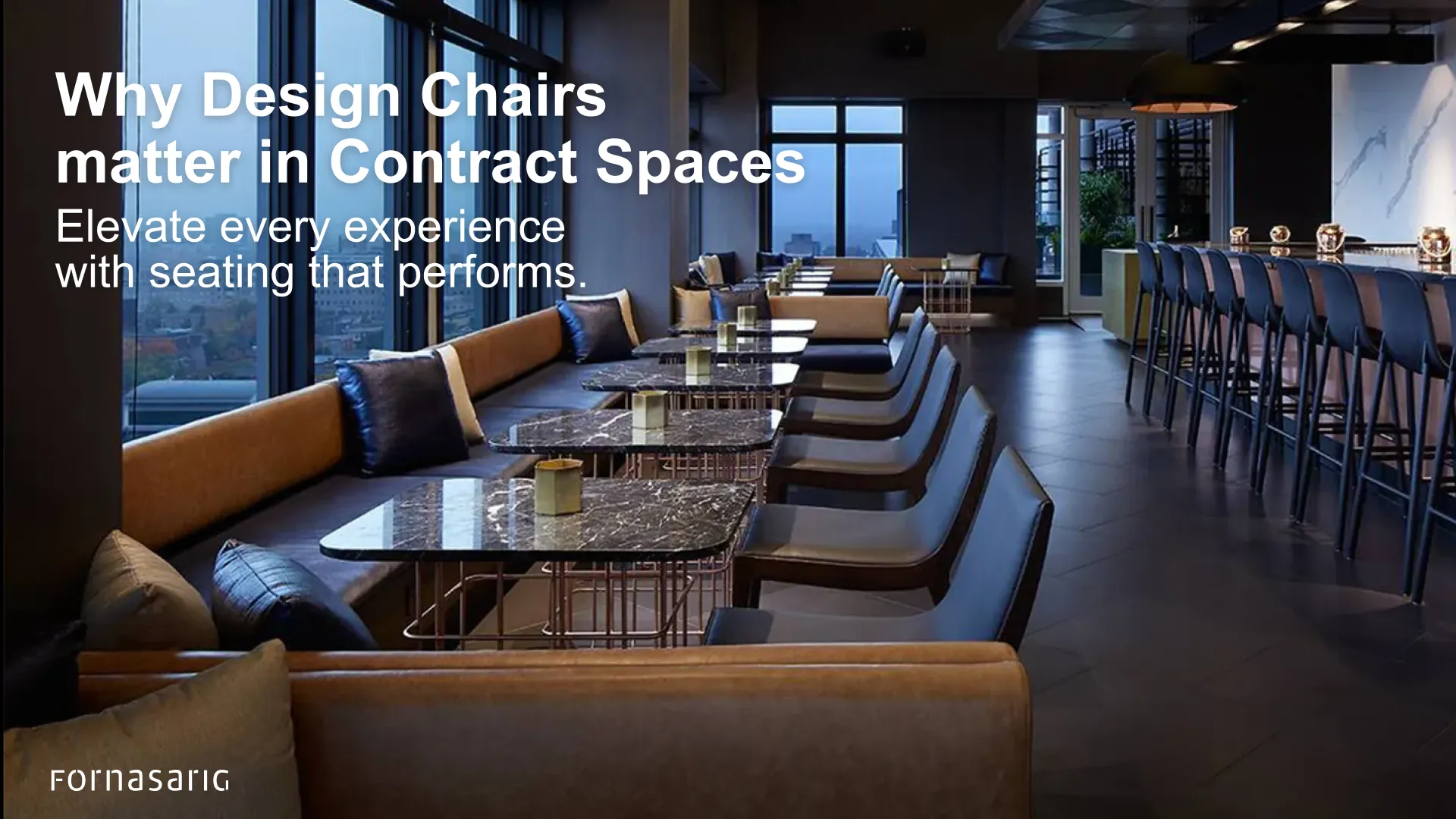 Design Chairs for contract Spaces - fornasarig