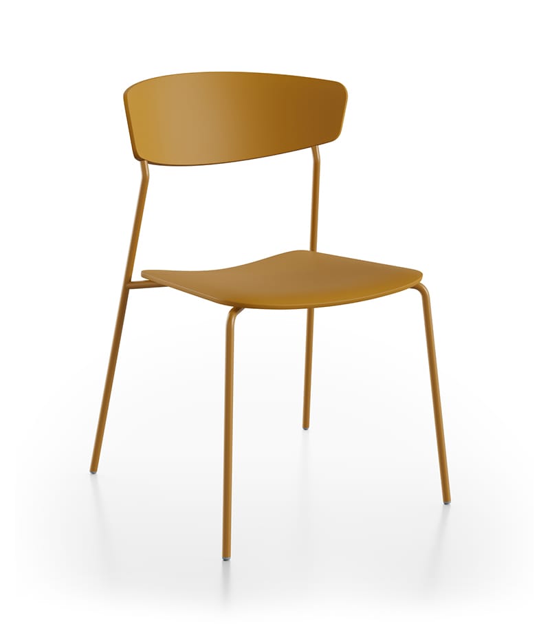 Wolfgang 50X Four Legs Fornasarig - lighter, stackable chair 8