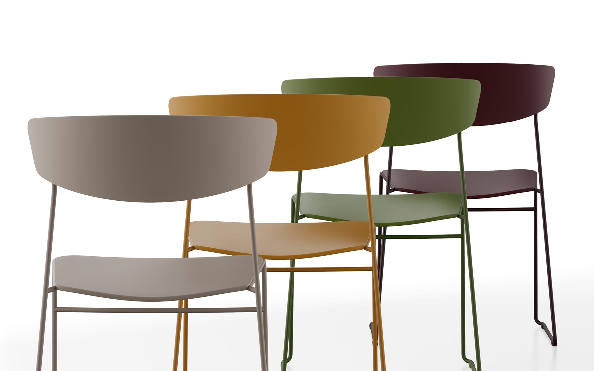 Wolfgang Wolfgang 50X Sled Fornasarig - lighter, stackable chair 6