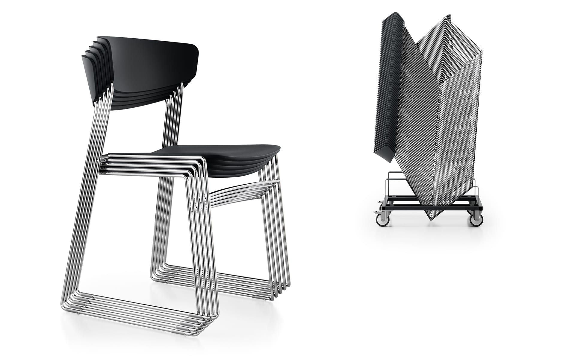 Wolfgang Wolfgang 50X Sled Fornasarig - lighter, stackable chair 7