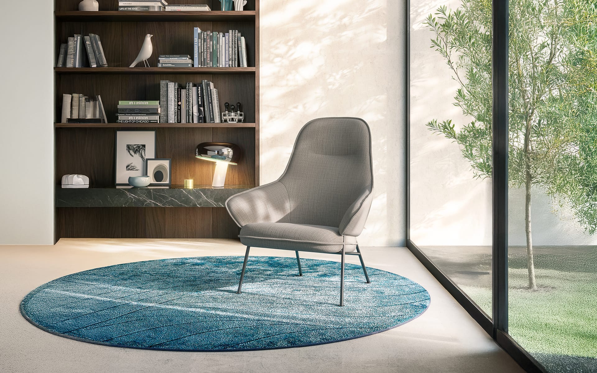 Wolfgang Metal Lounge High Back Fornasarig Elegance Scandinavian Design 8