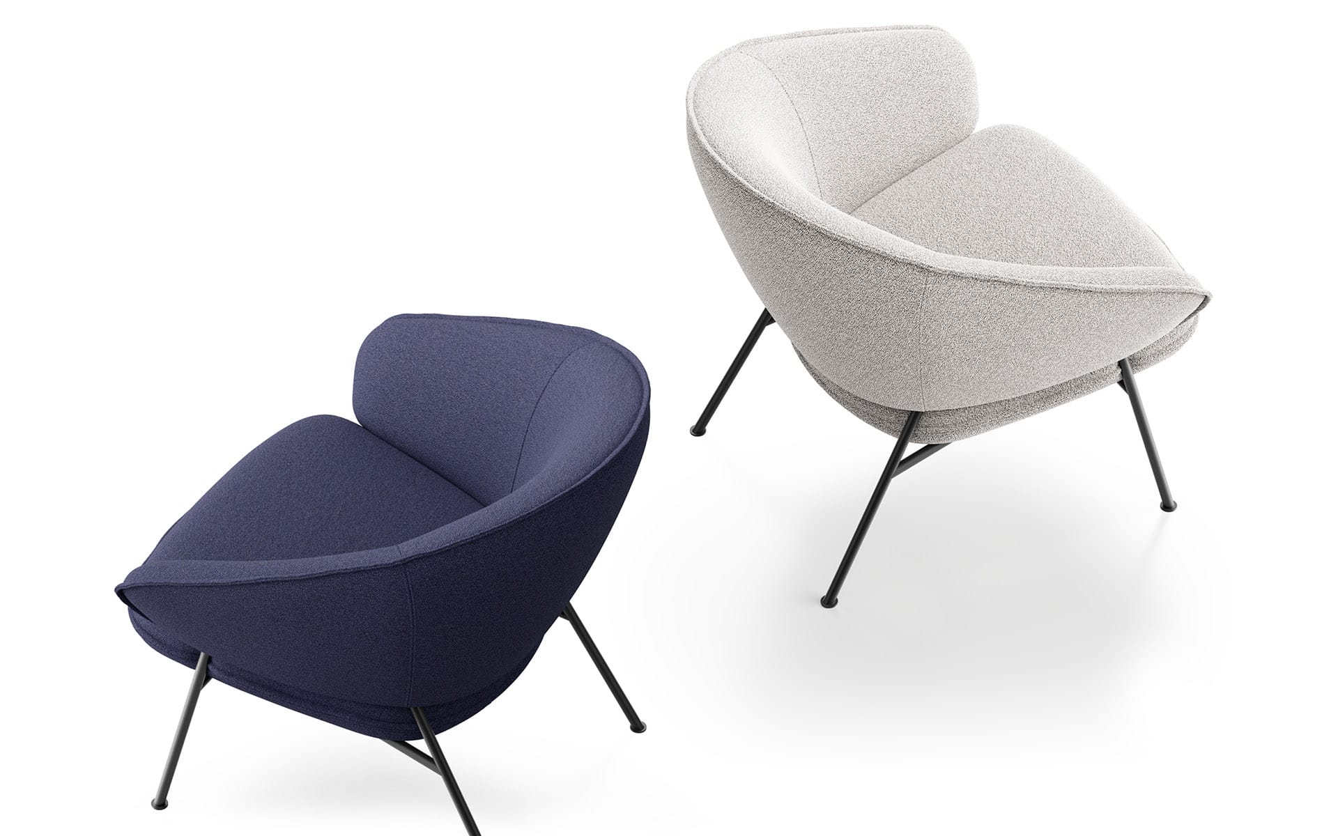 Wolfgang Metal Lounge Chair Fornasarig Elegance Scandinavian Design 8