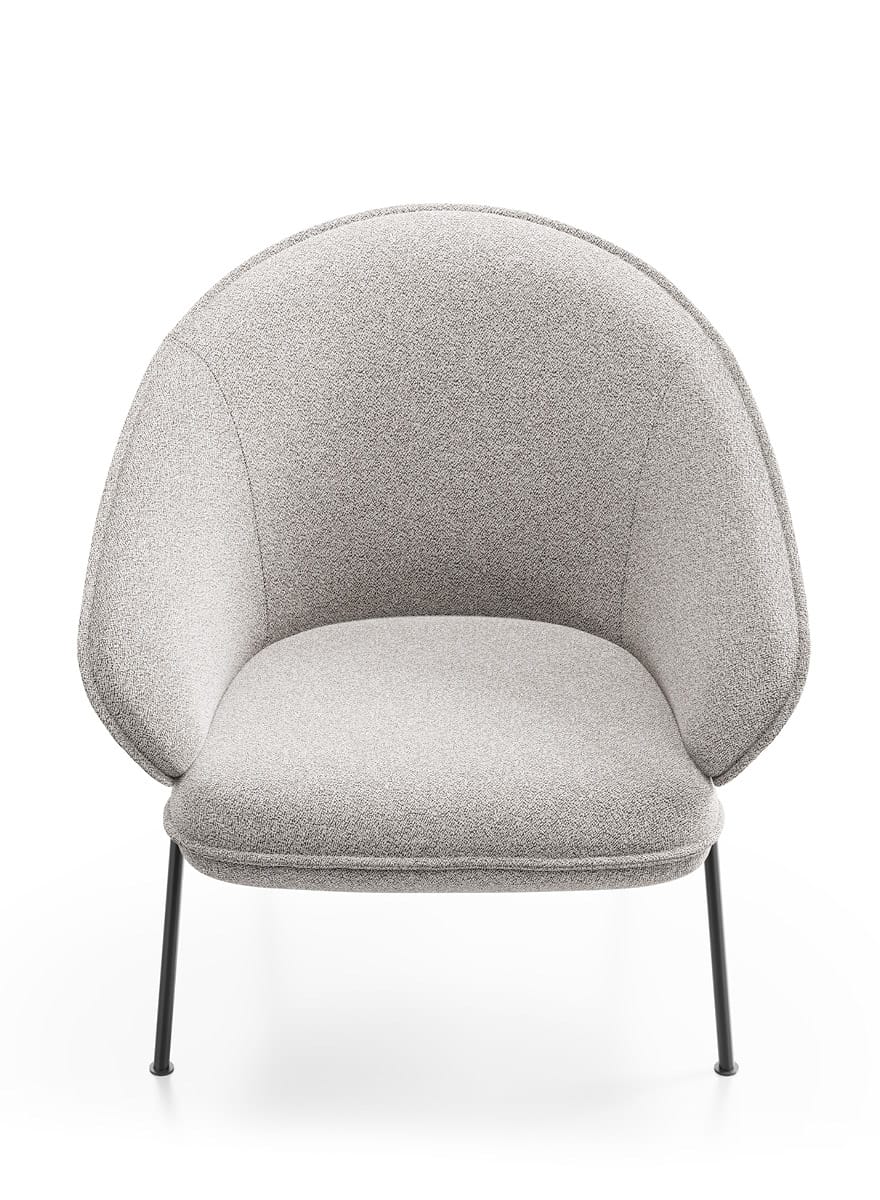 Wolfgang Metal Lounge Chair Fornasarig Elegance Scandinavian Design 10
