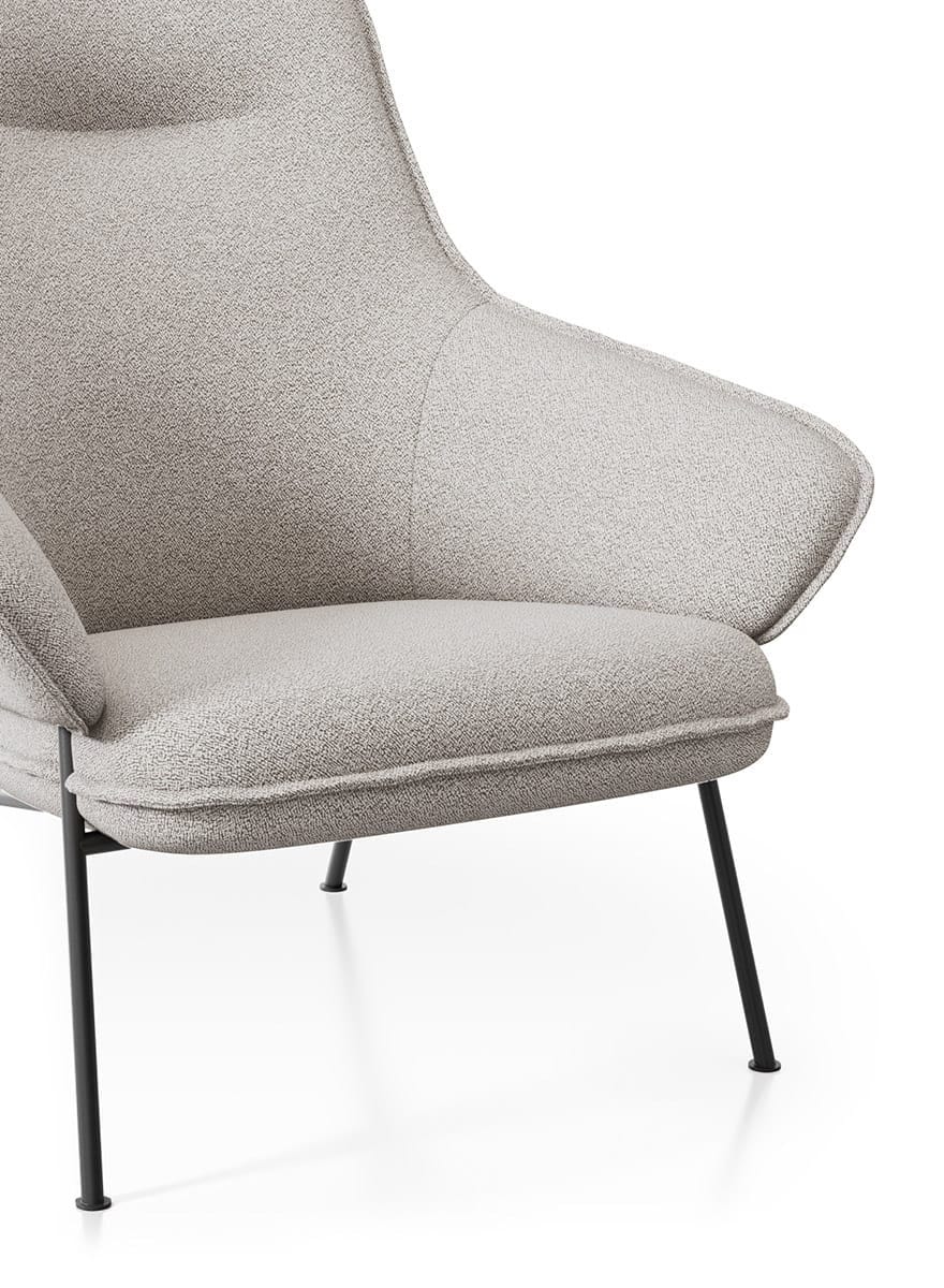 Wolfgang Metal Lounge High Back Fornasarig Elegance Scandinavian Design 9