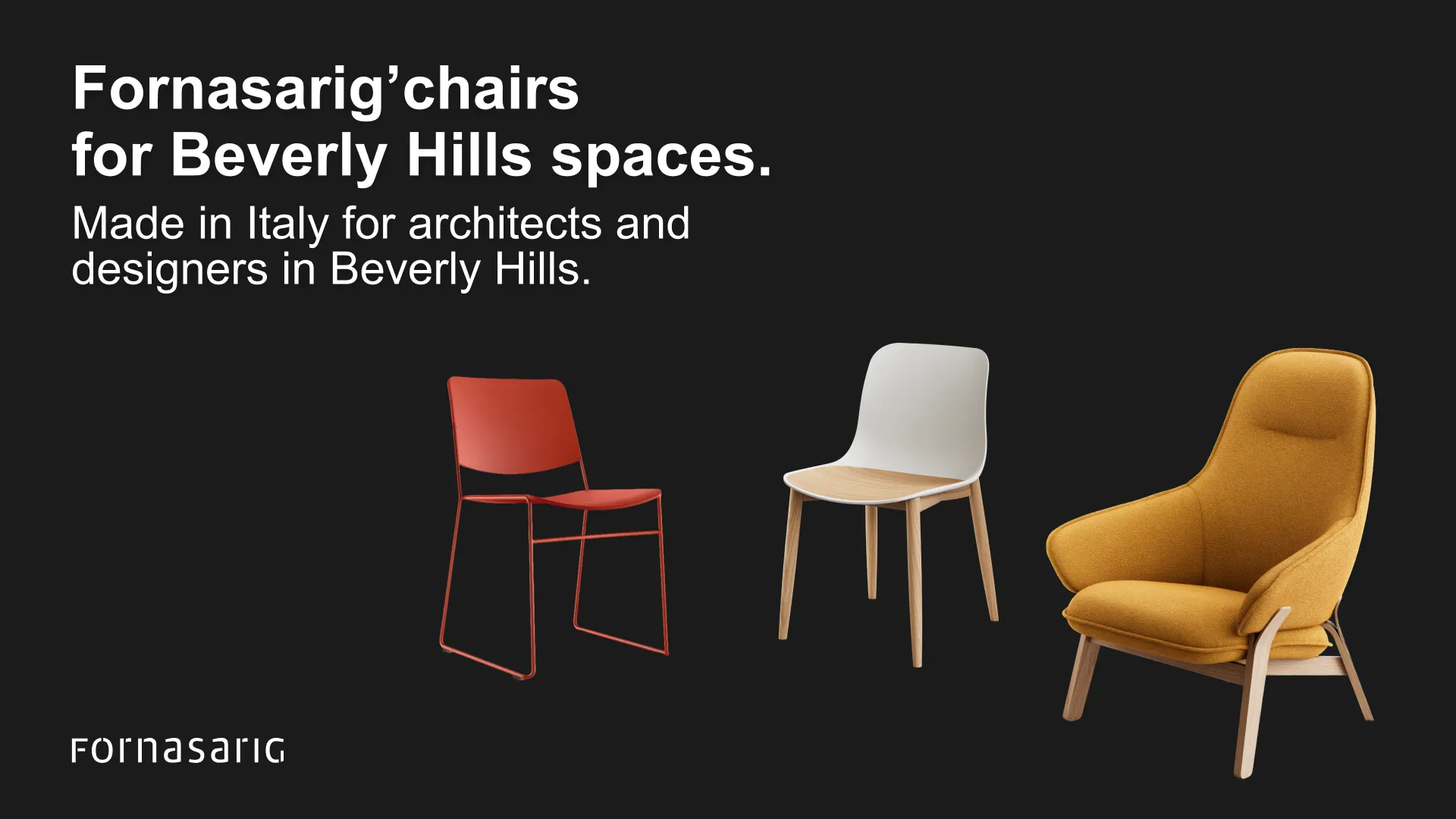 design chairs Beverly Hills hero fornasarig