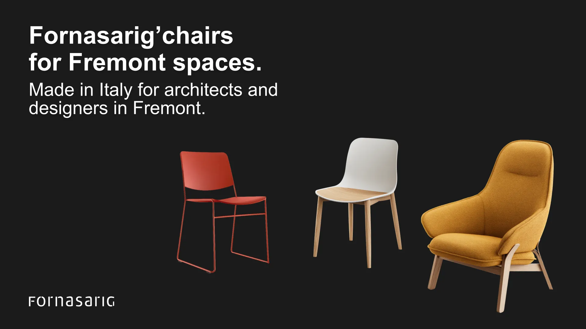 design chairs Fremont hero fornasarig