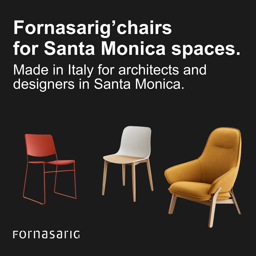 design chairs Santa Monica fornasarig