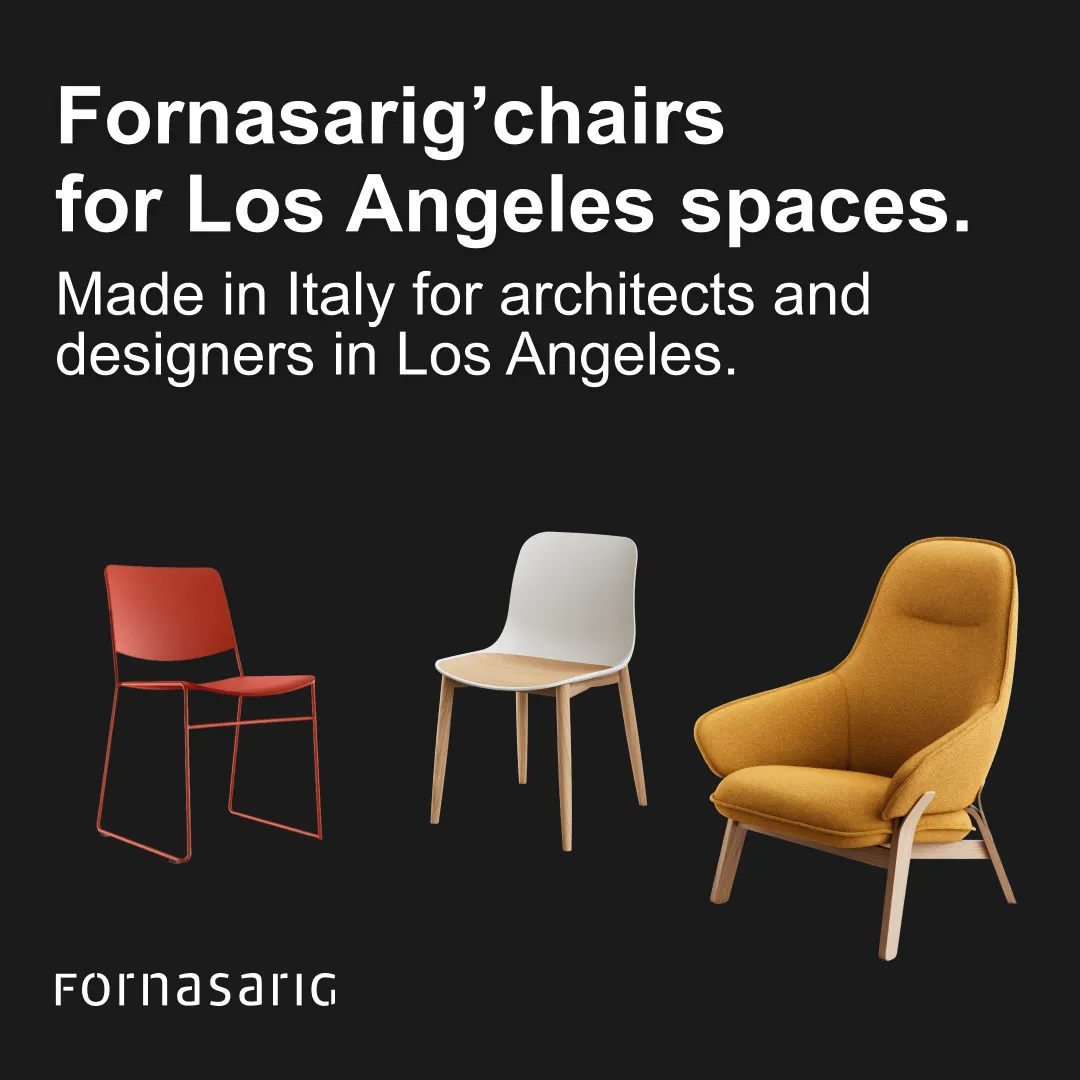 design chairs los angeles fornasarig