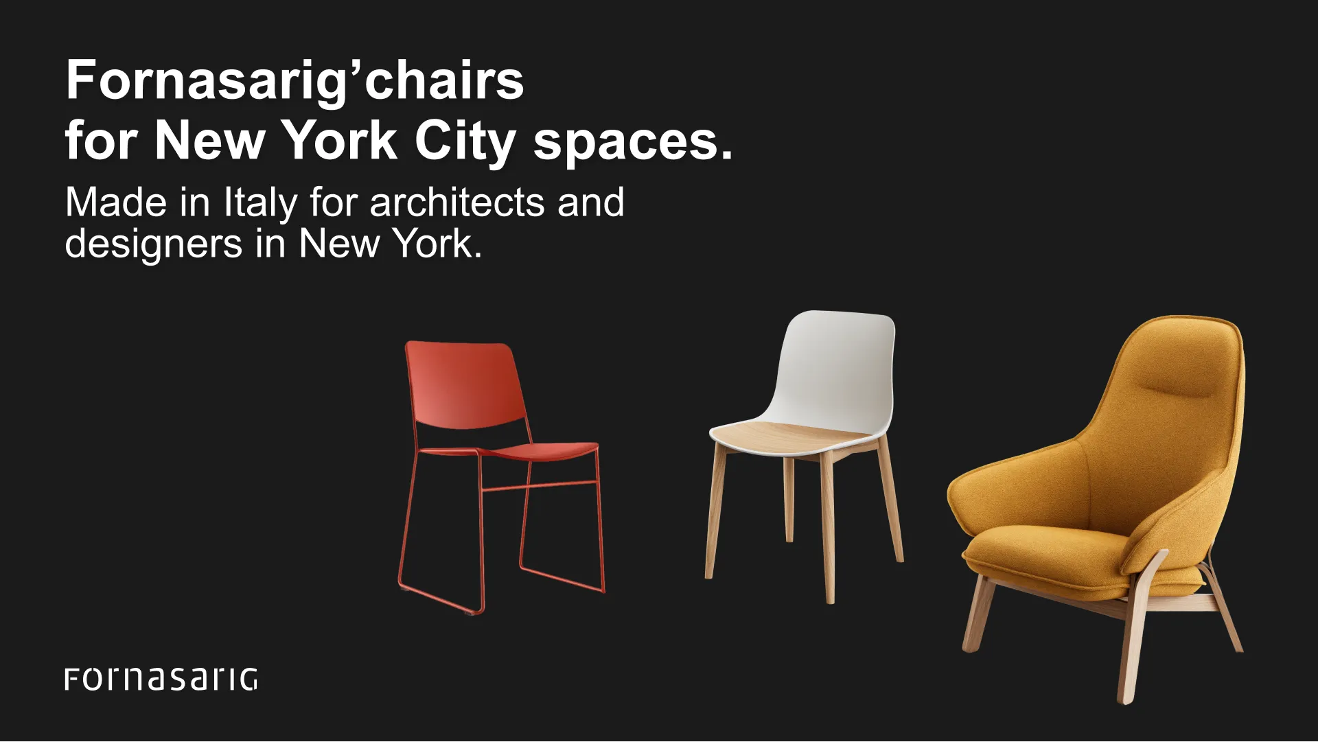 design chairs New York City hero fornasarig