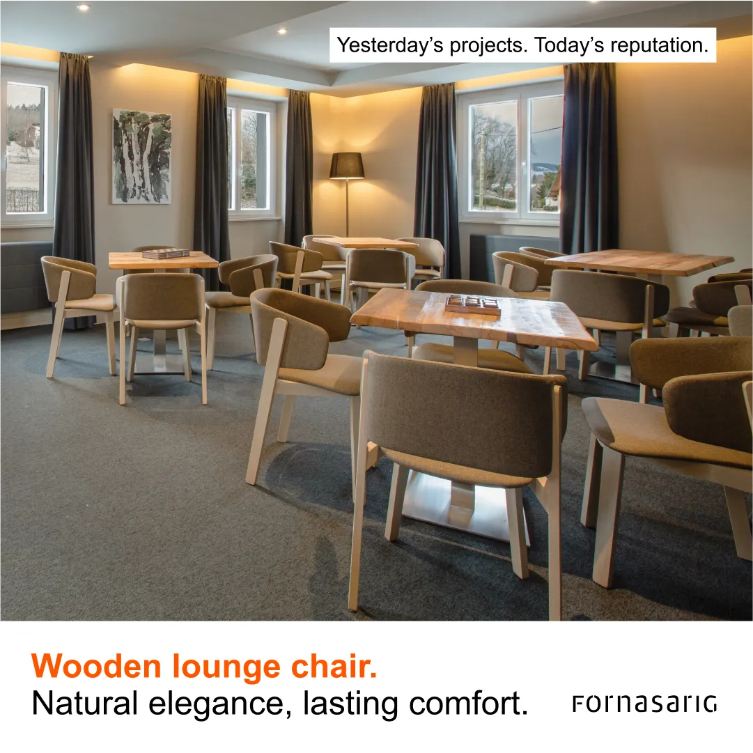 wooden lounge chair fornasarig