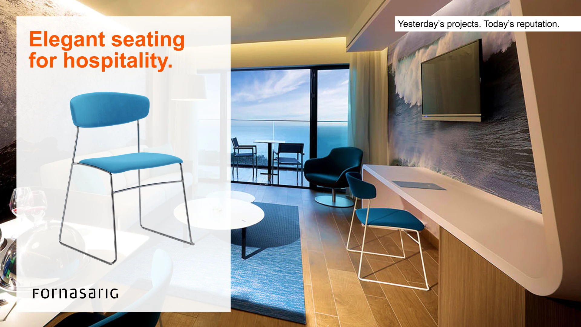 Design Chairs for Hospitality hero - Fornasarig